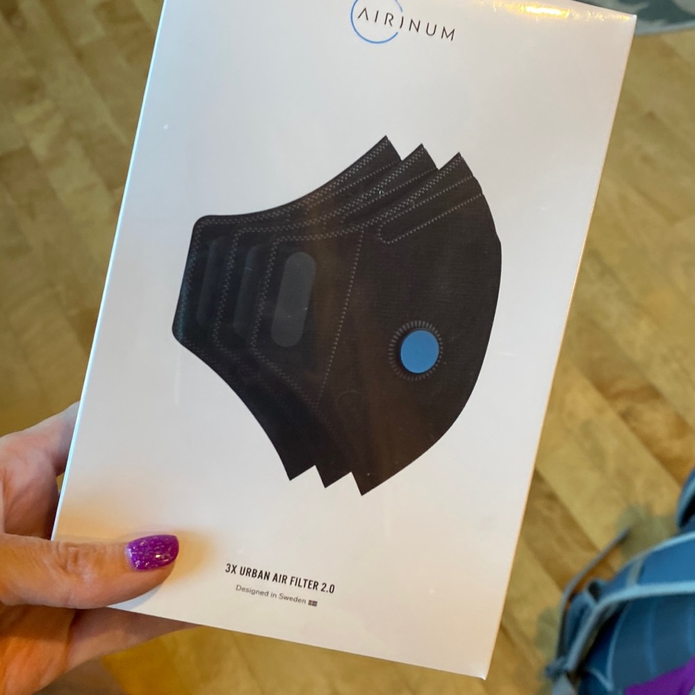 NIB AIRINUM face mask filters.  Unopened.